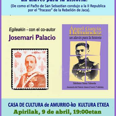 'Ángel García Hernández, un alavés para la historia' liburuaren aurkezpena