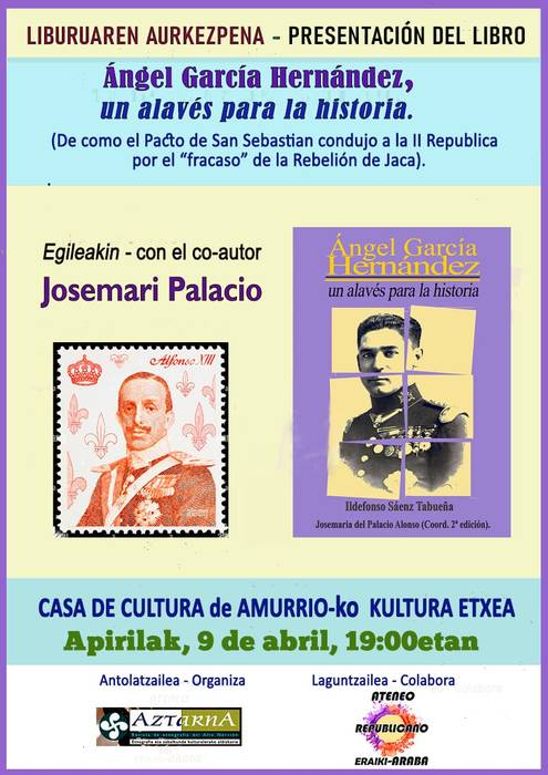 'Ángel García Hernández, un alavés para la historia' liburuaren aurkezpena