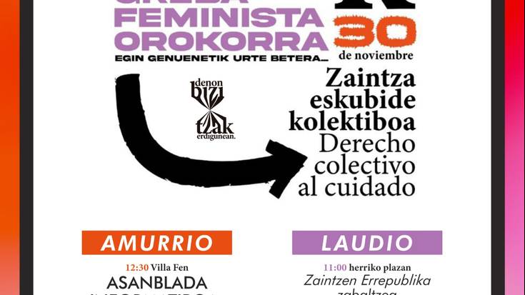 Greba Feminista Orokorraren urteurrena