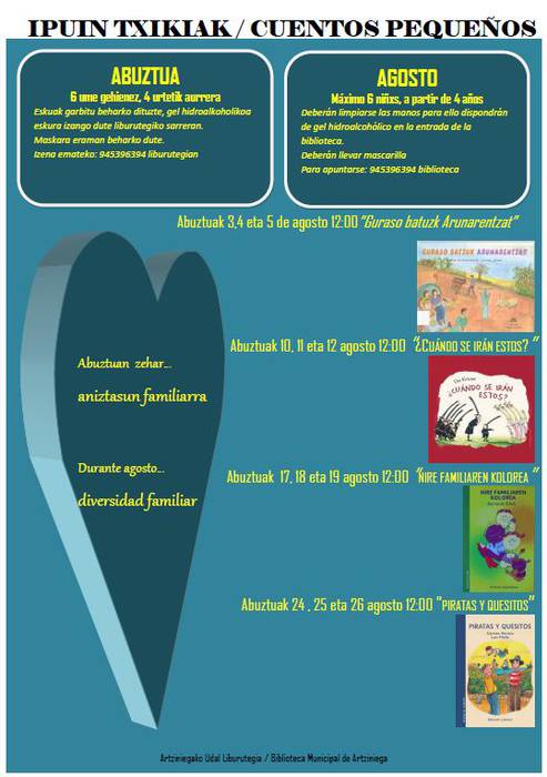 Ipuin txikiak: "Piratas y quesitos"