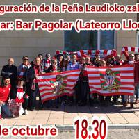 Laudioko zaleak peñaren inaugurazioa