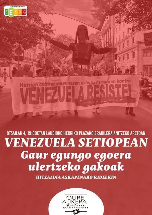 'Venezuela setiopean: Gaur egungo egoera ulertzeko gakoak'