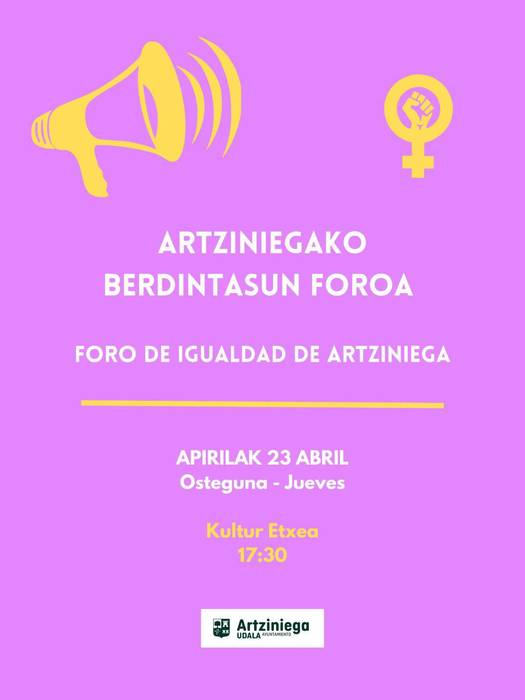 Artziniegako berdintasun foroa