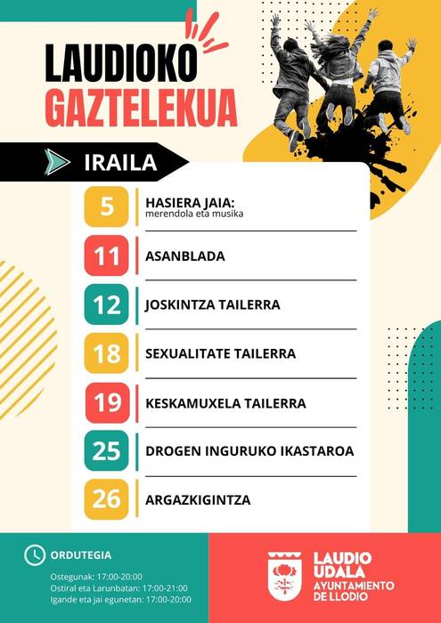 Gaztelekuak iraileko programazio berezia prestatu du gazteentzat