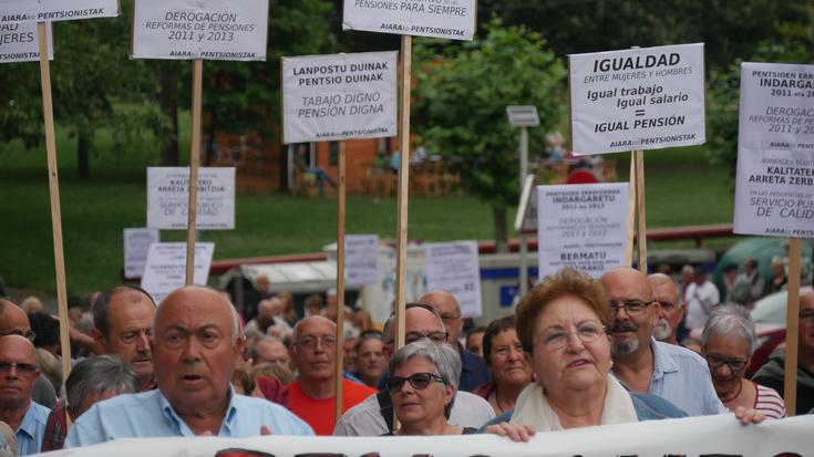 Aiaraldeko pentsionistek manifestazioa egingo dute larunbatean Laudion