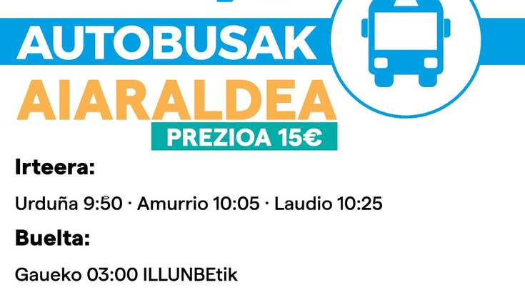 'Etxera bidea gertu' ekimenera joateko autobusa