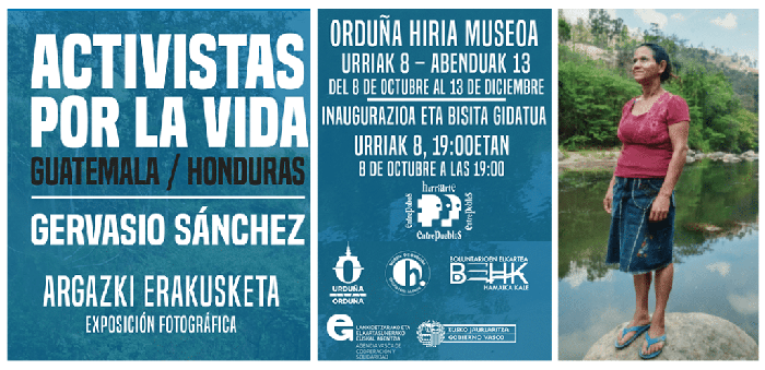 "Activistas por la vida" erakusketaren inaugurazioa
