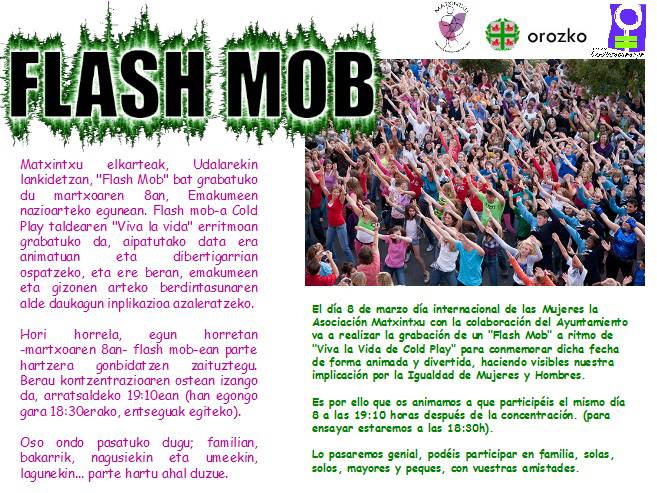 Kontzentrazioa eta flash mob