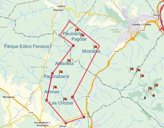 Arabako Foru Aldundiak bere gain hartuko du Ferosca I zentral eolikoaren Plan Berezia, Laudioko eta Aiarako udalek ezezkoa eman ostean