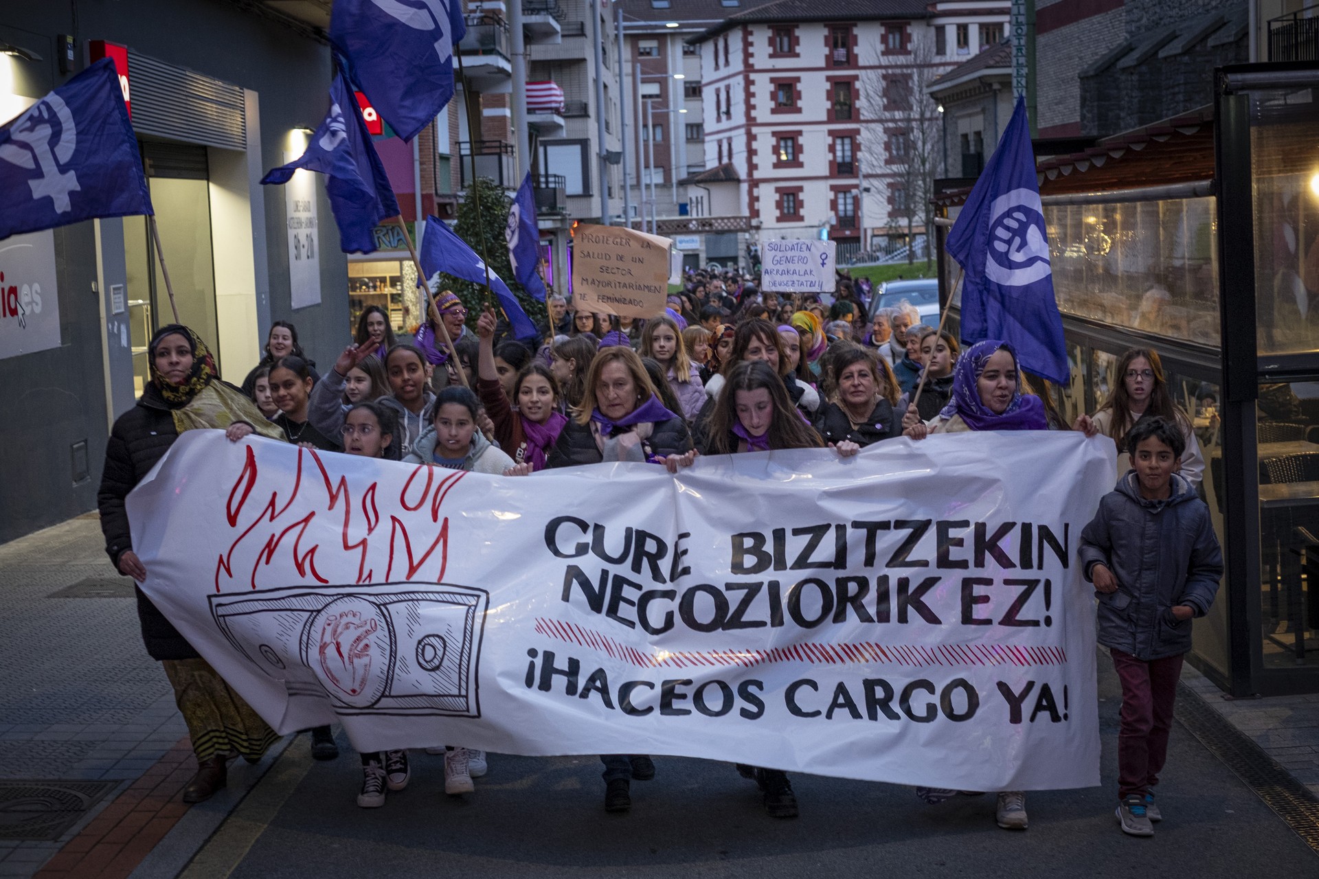 Mobilizazioak eta herri bazkariak ezaugarrituko dute Martxoaren 8a Amurrion