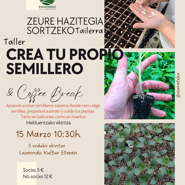 Hazitegia sortzeko tailerra