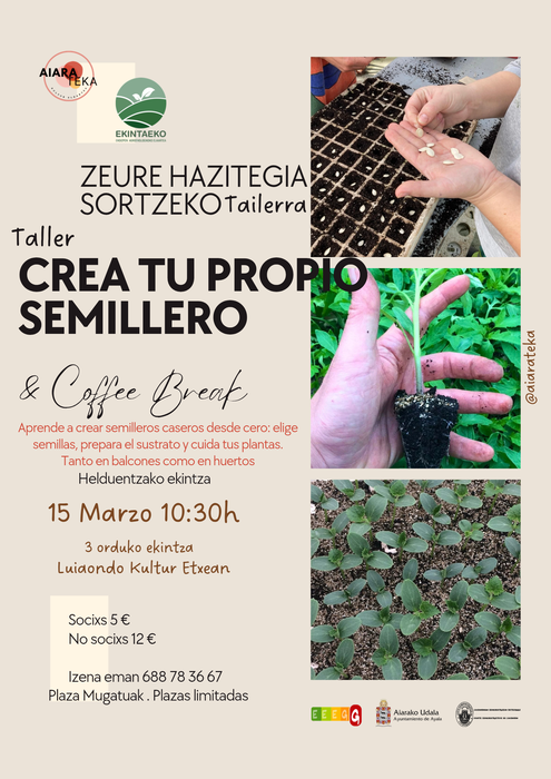 Hazitegia sortzeko tailerra