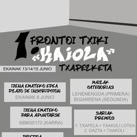 I. Frontoi Txiki "Kaiola" Txapelketa