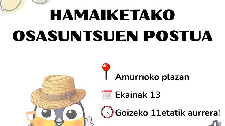 Hamaiketako osasuntsuen postua