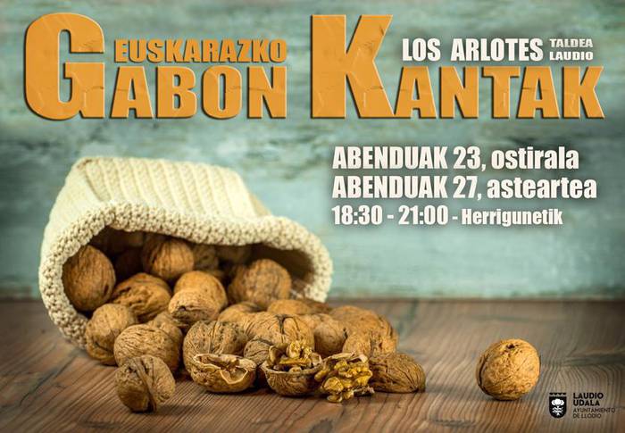 Los Arlotes euskarazko gabon kantak abesten