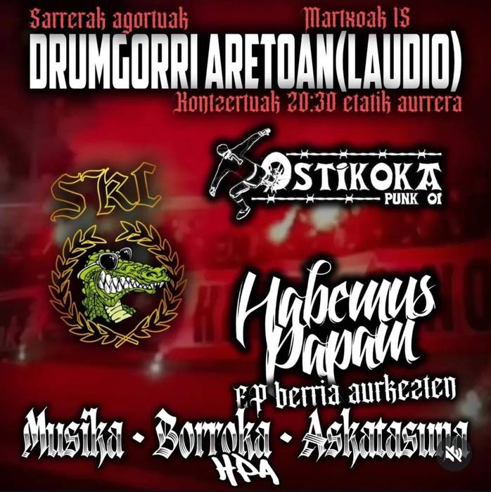 SKC + Habemus Papam + Ostikoka (Sarrerak agortuta)