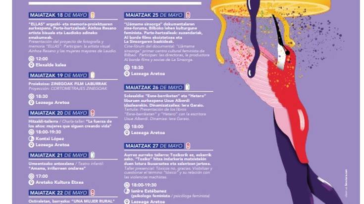 Laudiok III. Jardunaldi Feministak biziko ditu maiatzeko bigarren hamabostaldian