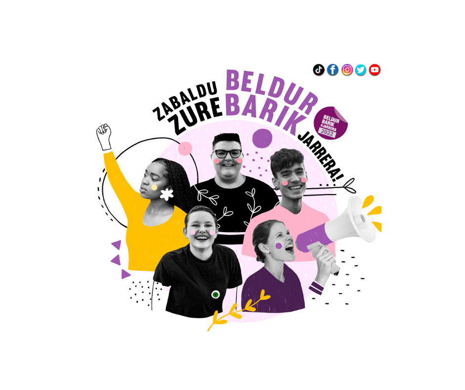 Zabalik dago Beldur Barik Aiaraldea 2022 Lehiaketara aurkezteko epea