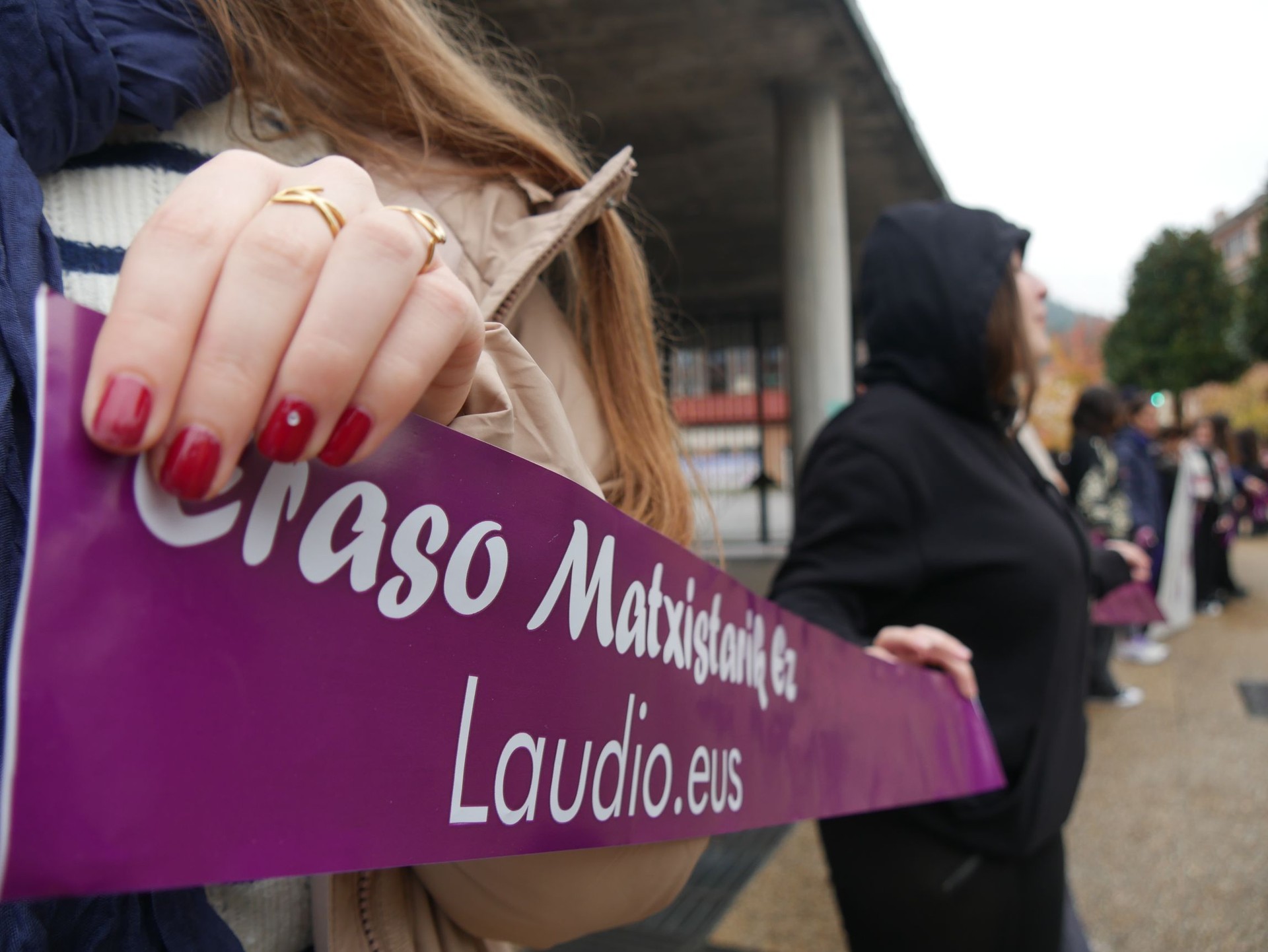 Eraso matxista bat ikertzen ari da Ertzaintza Laudion