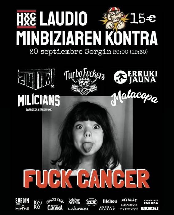 Minbiziaren kontrako hardcore jaialdia