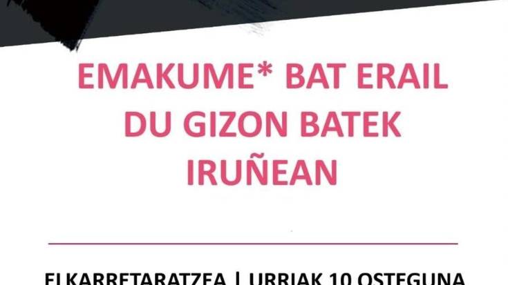 Erailketa matxista salatzeko elkarretaratzea