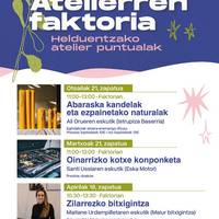 Atelierren Faktoria: Abaraska kandelak eta ezpainetako naturalak