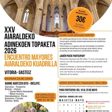 XXV. Aiaraldeko adinekoen topaketa