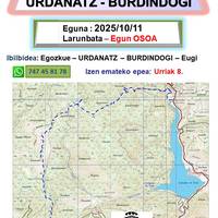 Mendi ibilaldia: Urdanatz-Burdindogi