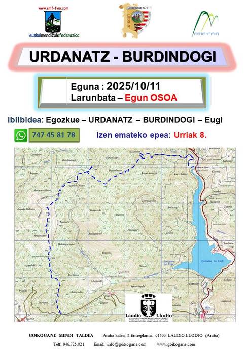 Mendi ibilaldia: Urdanatz-Burdindogi