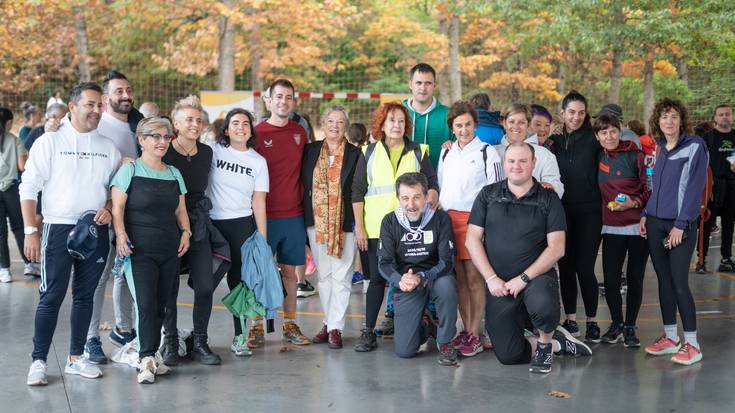 Ehunka lagun bildu ditu buru osasunaren aldeko ibilaldi sozialak