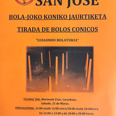 Bola joko koniko jaurtiketa