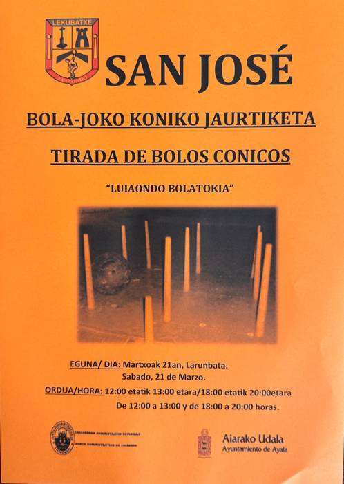 Bola joko koniko jaurtiketa