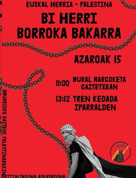 Euskal Herria - Palestina: Bi herri borroka bakarra