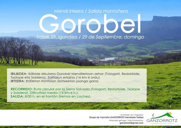 Gorobel mendi irteera