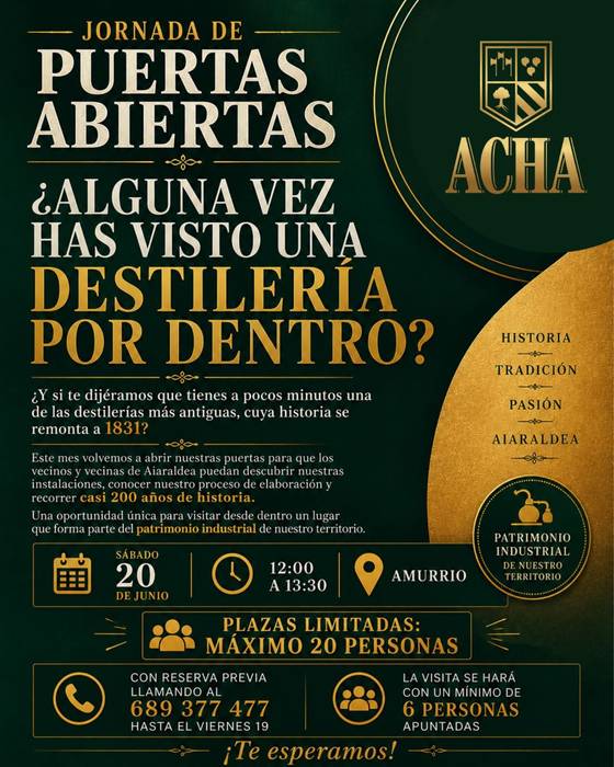 Acha destilategira bisita