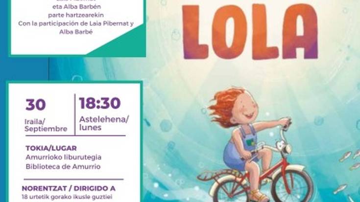 "La bici de Lola" liburuaren aurkezpena