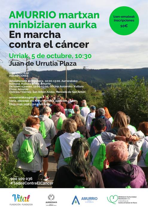 Minbiziaren aurkako martxa