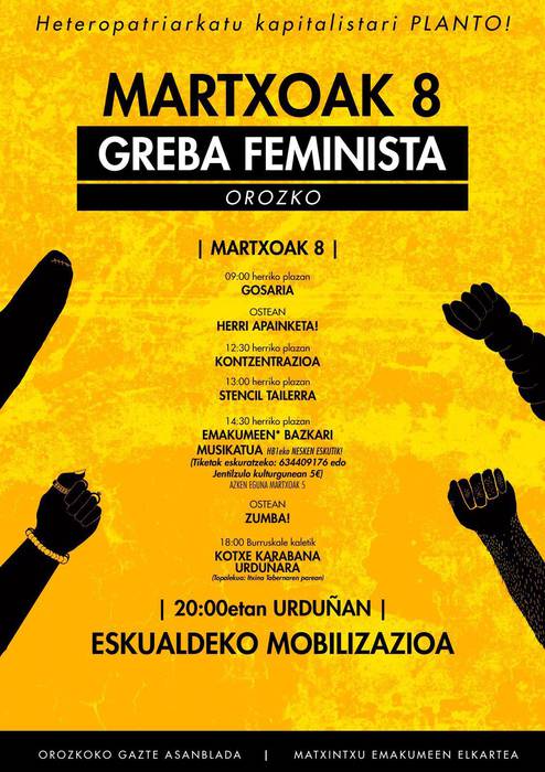 Greba feminista Orozkon