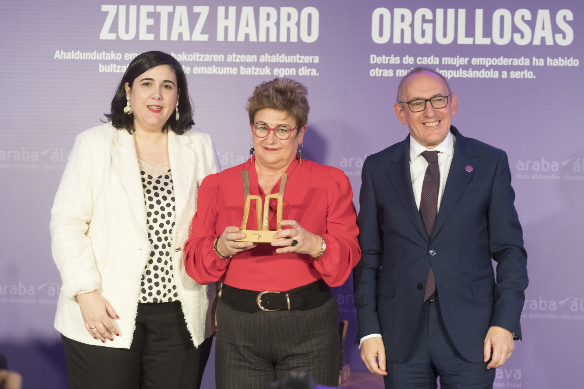 Solastiar elkarteko Tere Cosano omendu du Arabako Foru Aldundiak, berdintasunaren alde eginiko lanagatik
