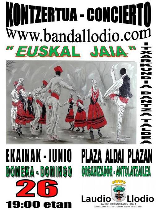 'Euskal jaia' dantza eta musika emanaldia
