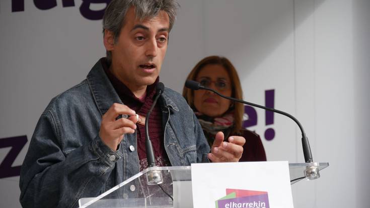 Elkarrekin Podemos: "Pertsona eta ingurua aldatzeko gu gara berme bakarra"