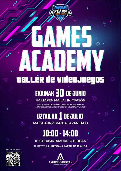 Games Academy: maila aurreratua