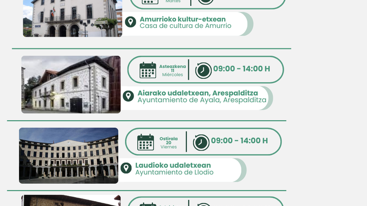 Komunitate Energetikoei Aholkularitza emateko Bulegoa berriro etorriko da Aiaraldera martxoan