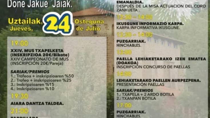 Larrinbeko jaiak: Ostirala