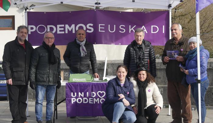 Leticia Jimenez, Josep Moya eta Socorro Rincon izango dira Podemos Ahal Duguren Aiaraldeko hautagaiak Batzar Nagusietarako