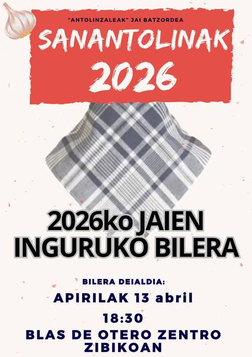 Orozkoko jaien inguruko bilera