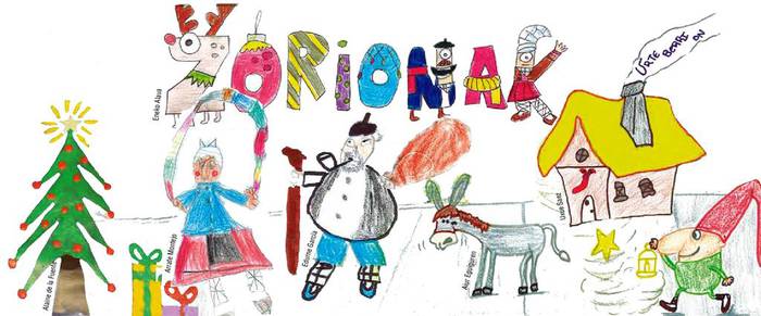 Ostiralean banatuko dituzte Gabonetako Marrazki Lehiaketako sariak 