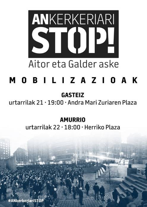 'ANkerkeriari STOP' Manifestazioa Amurrion