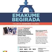 Emakumeentzako zianotipia tailerraren lehen saioa