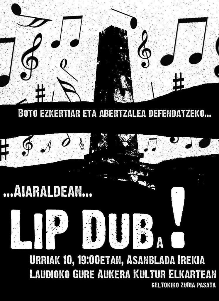 Bozka abertzale eta ezkertiarra bultzatzeko lip duba prestatzen ari dira zenbait laudioar